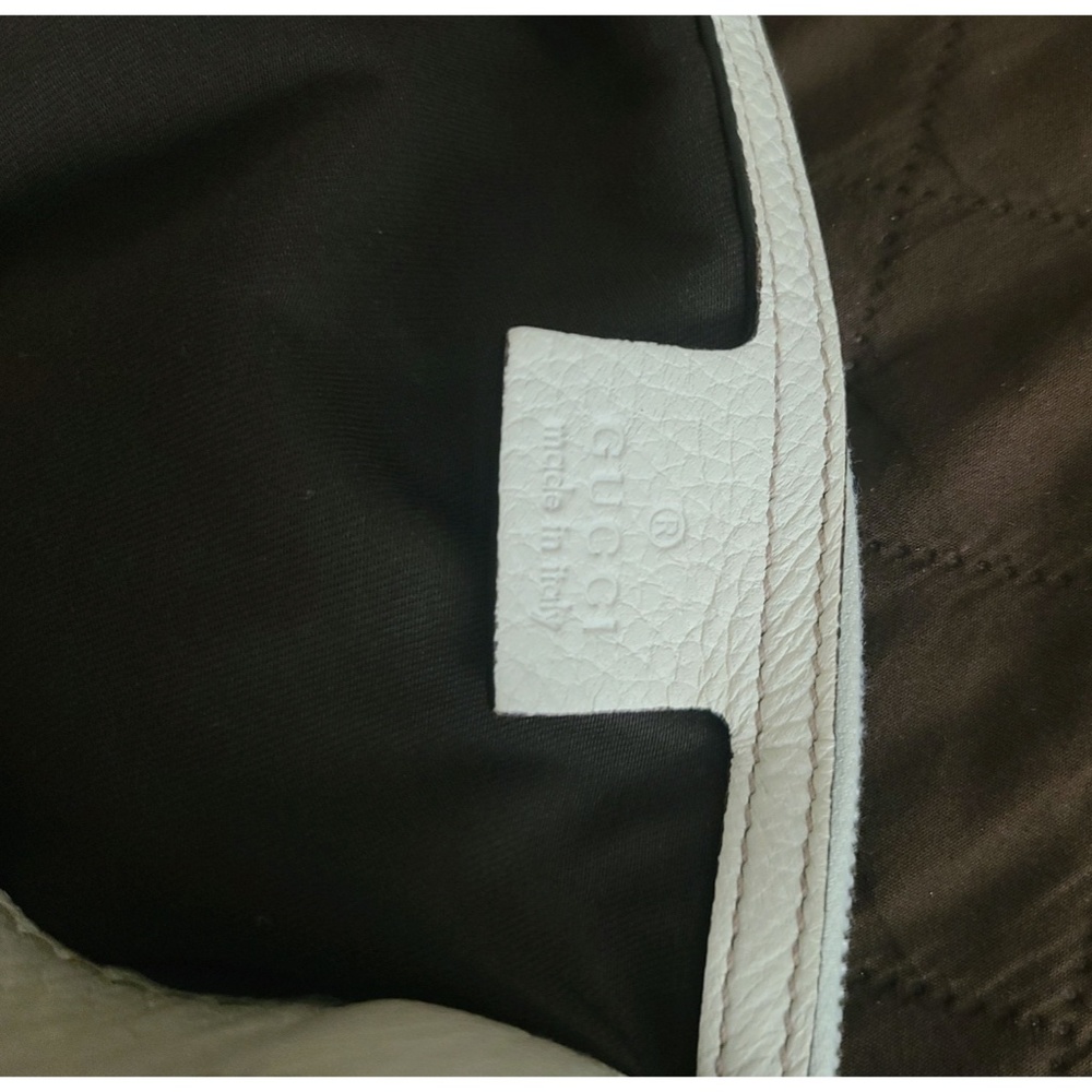 Large Gucci Cream Drawstring - Picture 9 of 9